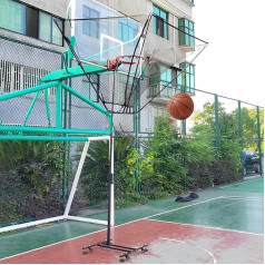 Automatisches Basketball-Rückprallsystem – tragbare Shot-Rücklaufmaschine für Solo-Übungen, perfekt für Auffahrt, Fitnessstudio oder Outdoor-Training