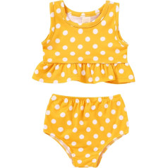 YOUNGER TREE Toddler Baby Girl Summer Swimsuit Sleeveless Striped Swimwear Two Piece Suit Beach Bikini