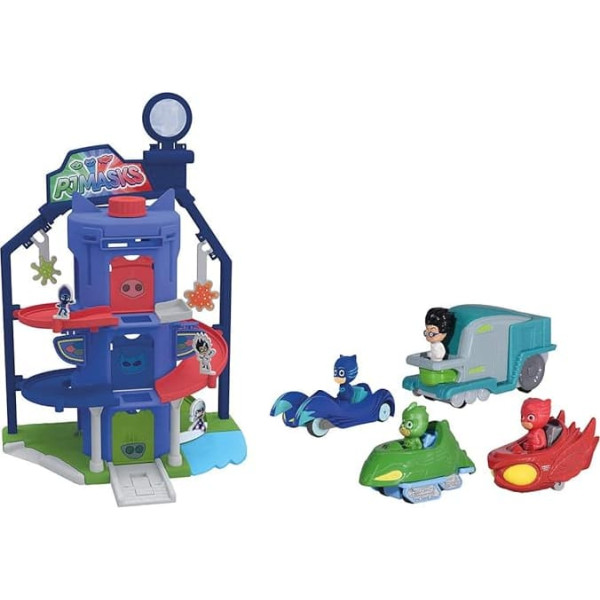Majorette Pjm Garage Quarter General 7 203145002 Veh Miniature Set of 4 Multi-Coloured