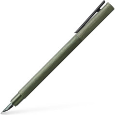 Faber-Castell Neo Slim 146153 Fountain Pen Aluminium Nib B Olive Green 1 Fountain Pen