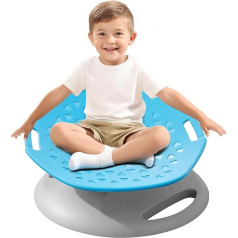 iPalamila Children's Autism Swivel Chair with Handle, Carousel Children's Swivel Chair, Autism Aid, 360° Rotating Seat Play Equipment, Autism Sensory Toy for Boys and Boys