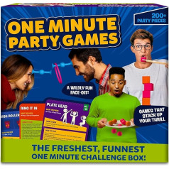 Quickfire Party Games - 100 Challenges, Freshest and Funniest One Minute Challenges for Game Night, Parties, Gatherings, Fun Games for Children, Teenagers, Families and Adults from