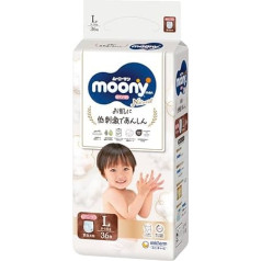 Japanese Pull-Up Nappies Moony Natural PL (9-14 kg) 36psc//Japanese Pull-Up Nappies Moony Natural PL (9-14 kg) 36 psc