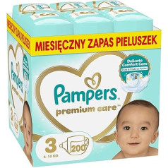 Pampers Premium Monthly Box S3 204 pcs