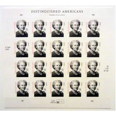 Margaret Chase Smith Distinguished Americans Full Sheet of 20 58 Cent Stamp Scott #3427