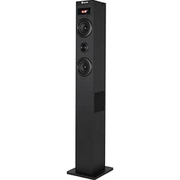 NGS Sky Charm 50 W Bluetooth Sound Tower with Remote Control, Optical Input, USB, FM Radio and AUX IN (SKYCHARM 2.1)