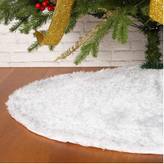 Sattiyrch White Christmas Tree Skirt 3ft 4ft 5ft