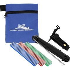 DMT Aligner Diamond Sharpening 3-stone kit with C,F,E Knife Sharpener - Multicoloured, N/A
