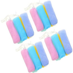 Beavorty Peeling-seifenbeutel Aus Netzgewebe 20-teiliges Set Gesichtsreiniger Seifenbeutel Tragbar Leicht Zu Verstauen Badezubehör