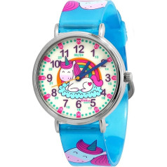 Kiddus Learning Watch for Children, Boys and Girls, Analogue Children's First Watch, 5 Years and Up, Hour and Minute Labelled