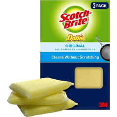 3M Scotch-Brite Dobie All-Purpose Cleaning Pad 3/Pkg-