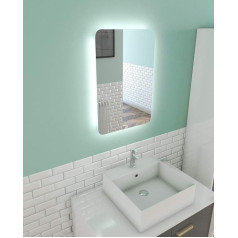 Aurlane Bathroom Mirror, Aluminium, Multi-Colour, One Size