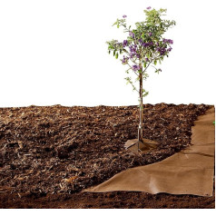 Biogreen MM10 1.5 x 10m Bio-Mulch Fleece Weedstop - Brown