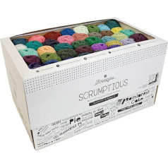 Scheepjes - Scheepjes Scrumptious Delicious Colour Pack: Immerse yourself in creativity with 80 mini balls, 30g each, bursting with inspiring hues