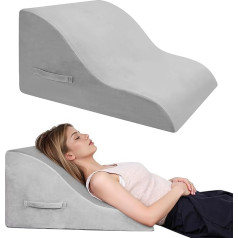 Babenest Reflux Reading Cushion, Back Cushion, High Density Foam for Bed & Sofa, Ergonomic Orthopaedic Reading Pillow, Back Support for Sleeping, Leg Raiser, Post Surgery, Acid Reflux