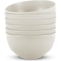 Dyserbuy 6 Unbreakable Cereal Bowls, 23 Ounce Lightweight Bowl Set, Reusable Plastic Bowls for Party, Picnic, Camping, Breakfast, Salad, Pasta, Soup, Pasta, Snacks