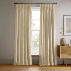 HPD Half Price Drapes Signature Blackout Velvet Curtains for Bedroom 25