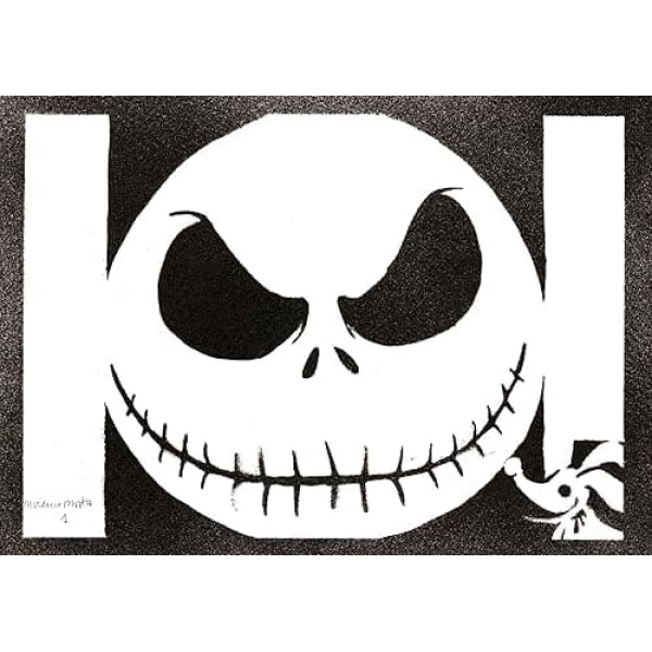 Ja. Sk. Poster The Ni. Be. Chri. Poster Handmade Graffiti Street Art - Aesthetic Artwork Wall Decoration Living Room Wall Picture Bedroom Decoration Wall Pictures