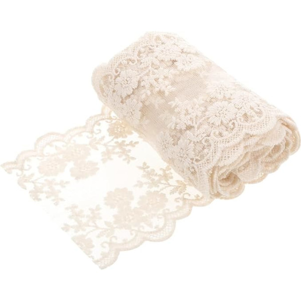 NUOBESTY Handgemachter Spitzenbesatz Zum Basteln Breiter Spitzenbesatz Für Kleidung Und Kleiderdekorationen Spitzenbesatz Für Hochzeiten