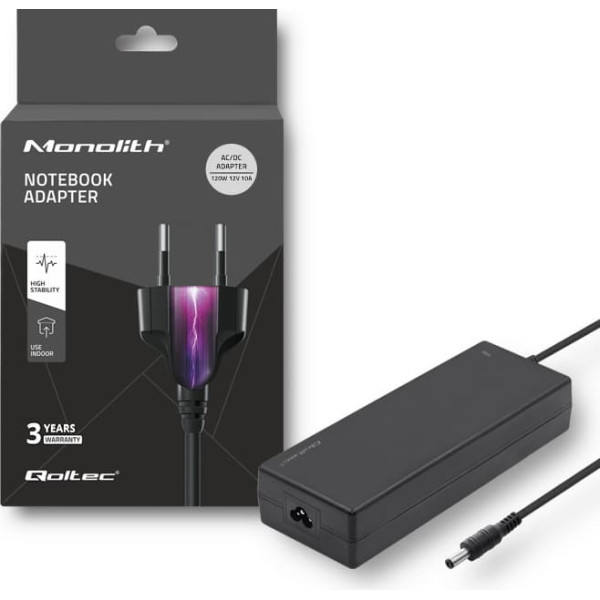 Galda barošanas avots 120w | 12v | 10a | 5,5*2,5 | + barošanas kabelis