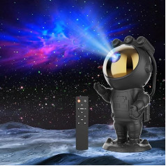 LED Starry Sky Projector Children, Astronaut Starry Sky Projector Galaxy Night Light, Planetarium, with Timer, Remote Control, Bedroom Ceiling Projection Lamp, Gift for Children and Adults