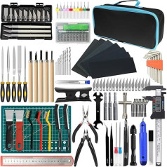 176-Piece 3D Printer Accessory Kit, 3D Printer Tool Kit with Nozzle Cleaning Kit, Deburring Tool, Caliper, 3D Printer Tools for Cleaning, Removing and Finishing 3D Printing