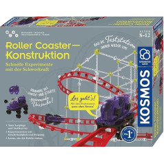 KOSMOS 621032 Roller Coaster Construction, Quick Experiments with Gravity and Start Trials, Experiment Box for Children from 8-12 Years on Physics