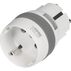 Homepilot Smart Adapter Plug, Compact & Round, Smart Home Socket up to 1,800 W, DuoFern Wireless Repeater, Programmable (App, Timer, Alexa Compatible via Gateway Premium), 230 V, White