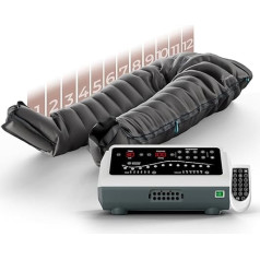 Venen Engel 12 Lymph-Flow Pants | Trouser Cuff | 12 Air Chambers | 8 Massage Programs | Reduction Cellulite | Leg Massager Promotes Blood Circulation | Supports Manual Lymphatic Drainage
