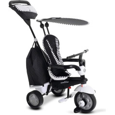 smarTrike 6951500, 4-in-1 Tricycle, Glow Touch Steering, black/white
