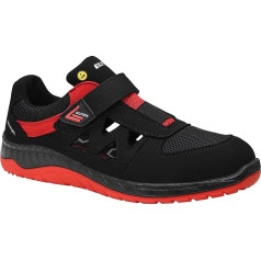 ELTEN Lonny W Red Easy ESD S1P Wellmaxx Safety Sandals, black red
