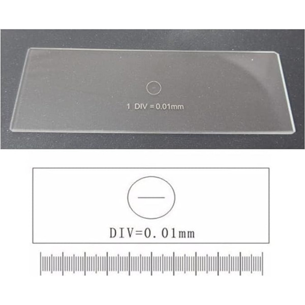 Microscope Accessories Kit,Slide Prep Camera,Microscope Calibration Table,Micrometer Slide Reticle Measuring Ruler for Stereo Biological Microscope,Microscope Accessories