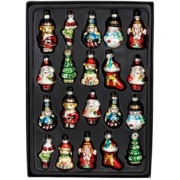 Green Ornament Christmas Decoration - Pack of 20 - L28 x W20 x H3.5cm
