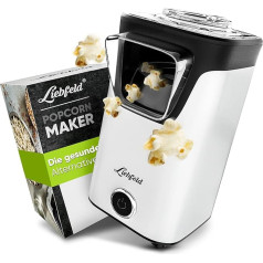 Liebfeld Popcorn Machine for Home - Popcorn Maker Machine incl. Popcorn Guide (English Language Not Guaranteed) Popcorn Maker Without Grease & Oil - Popcorn Popper