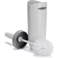 Croydex Plastic Toilet Brush White & Grey