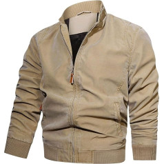 SRZYMJ Wool Coat Men's Winter Thick Transition Coat Winter Coat Parka Transition Jacket Lightweight Leisure Jacket Outdoor Jacket Lightweight Functional Jacket Softshell Jacket Sweat Jacket Quilted