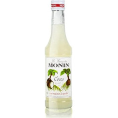 Monin coconut syrup, 250 ml bottle