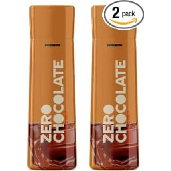 Prozis Syrup Chocolate Sugar Free, Zero, Chocolate without Sugar 355 g (Pack of 2)