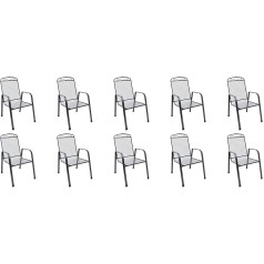 Mfg Freizeitmöbel Aus Mecklenburg MFG New Traunstein Snail Stacking Chairs Made in Germany TÜV, GS and Gastro Tested / Stacking Chair / Grille Pack of 10