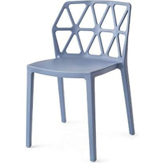 Connubia ALCHEMIA Polypropylene Chair Set of 4 Available in 6 Colours (Sky Blue)