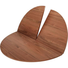 Bebane Große Runde Klappbare Tischplatte 120–200cm Durchmesser Runde Holztischplatte Temporäre Tischplatte Tischplattenersatz Klappbare Tischplattenverlängerung Mit Metallbeschlägen(A,170cm/66.9in)