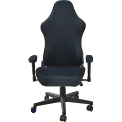 Lifedx Gaming Chair Cover, Velvet Gaming Chair Covers, Set of 4, Chair Covers with Armrests/Chair Back Cover/Office Chair Cover, Stretchable, Removable, Washable for Computer Chair, Gaming Chair, No Chair -