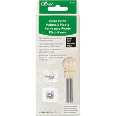 CLOVER NEEDLECRAFT, INC. 683416 Small Clover Picot Comb Taupe