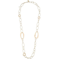 Leslii Women's Necklace Timeless Long Link Chain Statement Necklace Matt