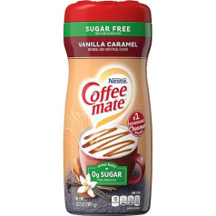 Coffee-Mate Vanilla Caramel, Sugar-Free Powdered Coffee Creamer, Coffee Cream Powder - Vanilla Caramel - No Sugar! Made in USA