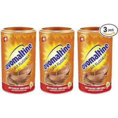 Ovomaltine Drinks Powder Cans, Pack of 3 (3 x 500 g)