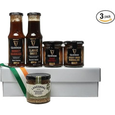 Irish Gourmet Presentation Box with Guinness Sauce, Marinade and Chutneys