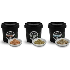 BEMBO Barbecue - BBQ Rub - Salt Flakes Pack - Made in Italy - Salt Flakes for Grilling - Flavored Salt Flakes for Grilling, Grilling and Marinade
