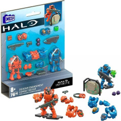 Mega Construx Halo Infinite Spartan Mission - Crucial Battle - Set of 2 Articulated Figures 6cm + Accessories