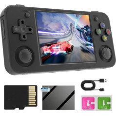 RG35XX H Retro Handheld Game Console, Linux System 64+128G TF Card 10000+ Games Supports 5G WiFi Bluetooth and TV Output Emulator Handheld, 3.5 Inch IPS Screen 3300 mAh Battery Hand Consoles